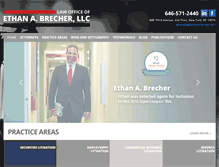 Tablet Screenshot of ethanbrecherlaw.com